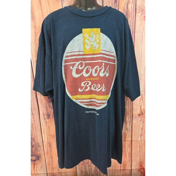 ToeLuv Coors Banquet Beer Graphic Tshirt 4XLT - Picture 1 of 6